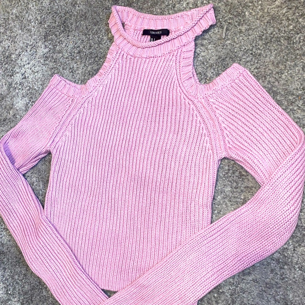 Posh pink/light lavender sweater